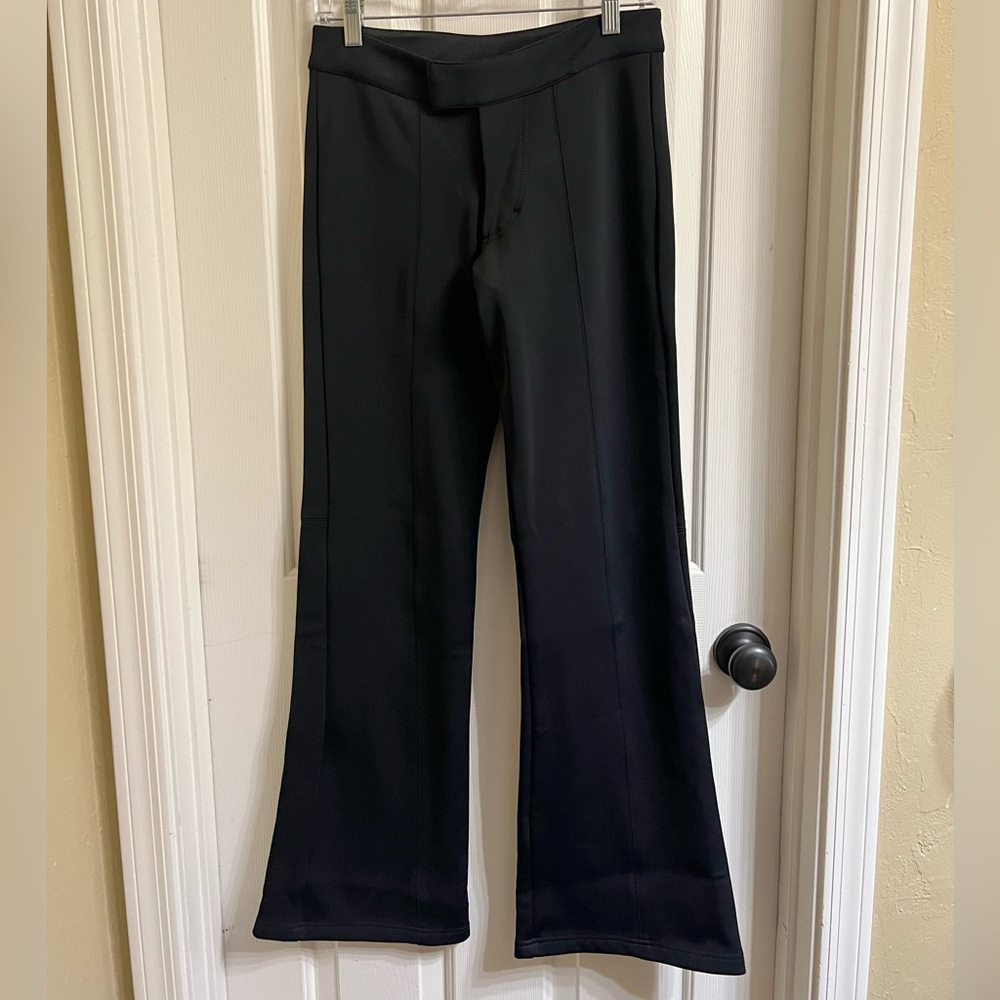 Prana Black Outdoor Fleece-lined Flare Pants Size Medium